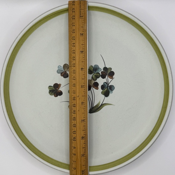 Vintage Denby Shamrock 10 inch dinner plates set of 2 - Picture 7 of 7